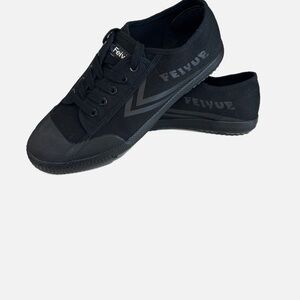 Feiyue Charcoal Canvas Shoes size 9M / 11W. Unisex